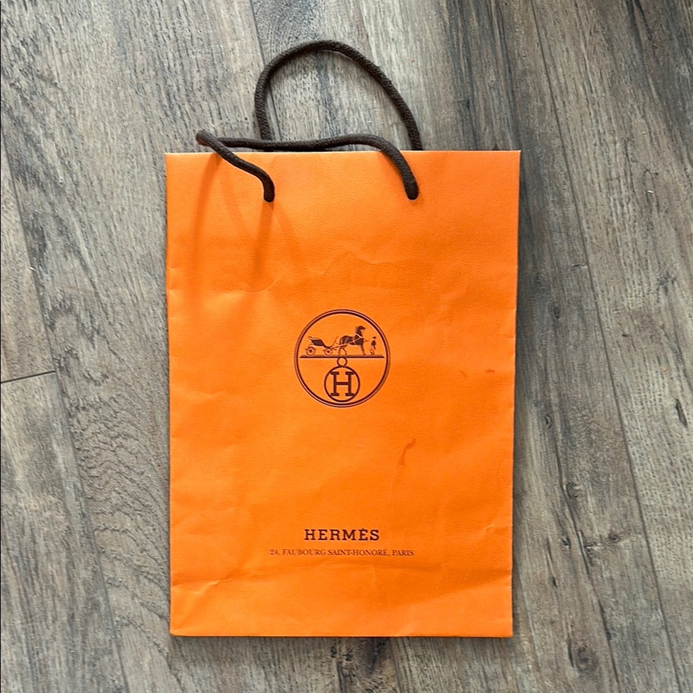 Authentic Hermes Shopping Bag